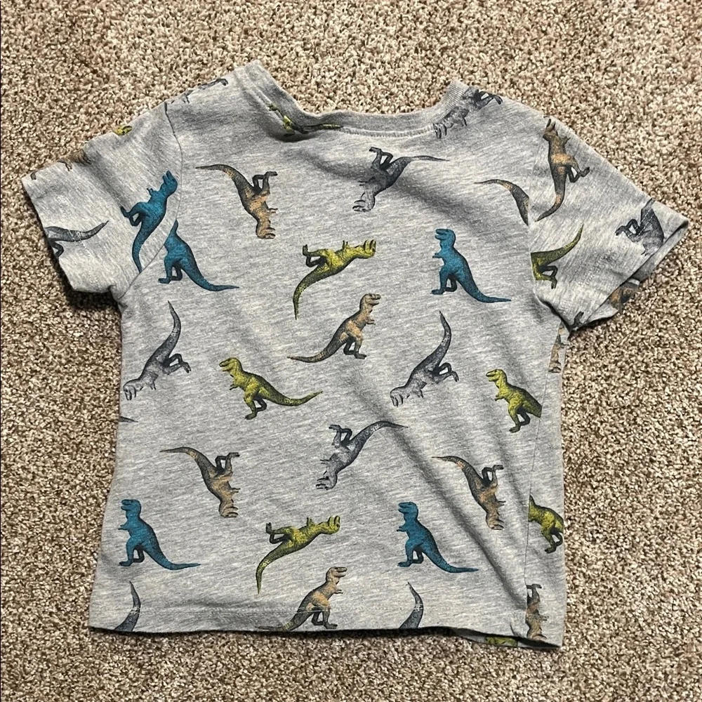 Old Navy Kids Dinosaur Print Tee - Gray